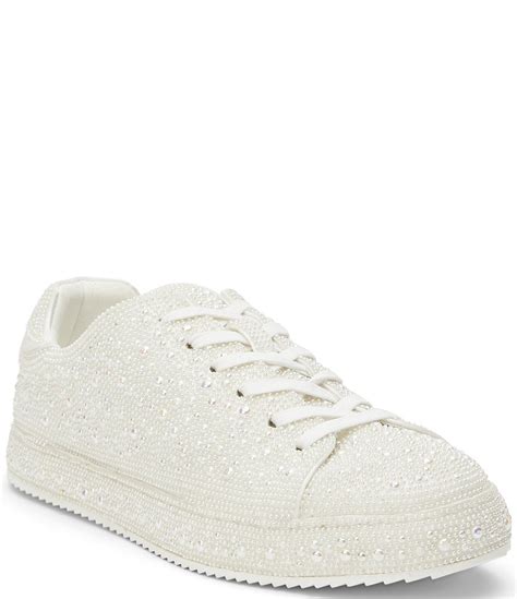 pearl embellished sneakers